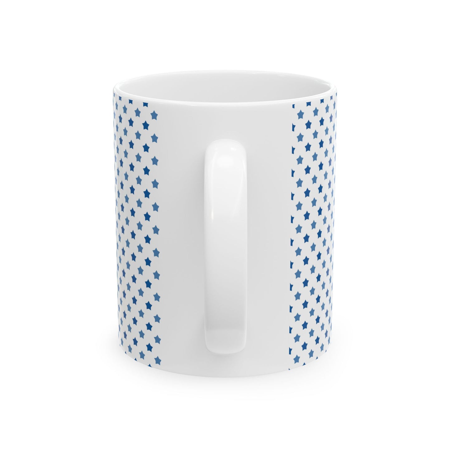 Starry Blue Ceramic Mug, Cute Coffee Cup, Gift for Her, Birthday Gift, Cozy Home Decor, Inspirational Drinkware