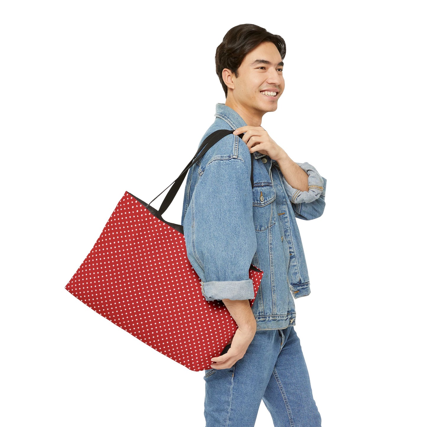 Chic Polka Dot Weekender Tote Bag | Travel, Beach, Gym Essentials, Stylish Carryall, Gift for Her