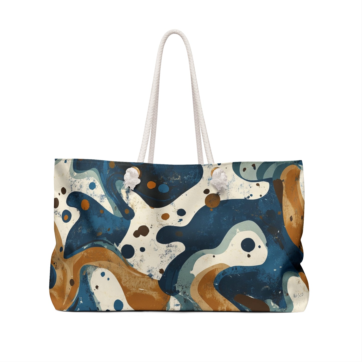Artistic Weekender Bag, Perfect Travel Tote, Stylish Overnight Bag, Bohemian Weekend Travel, Eco-friendly Beach Bag, Fashionable Gym Bag