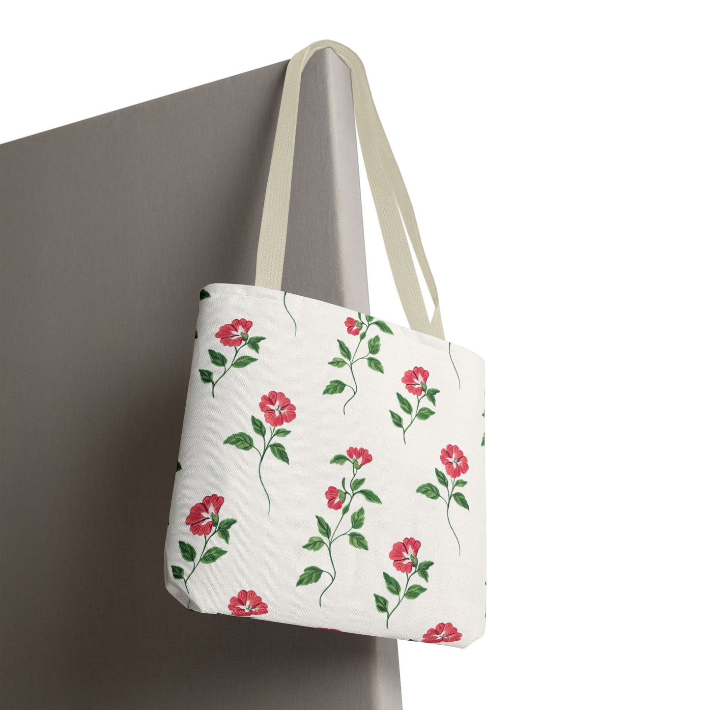 Floral Print Tote Bag - Stylish Everyday Accessory, Beach Bag, Shopping Tote, Gift for Her, Flower Lover's Canvas Bag