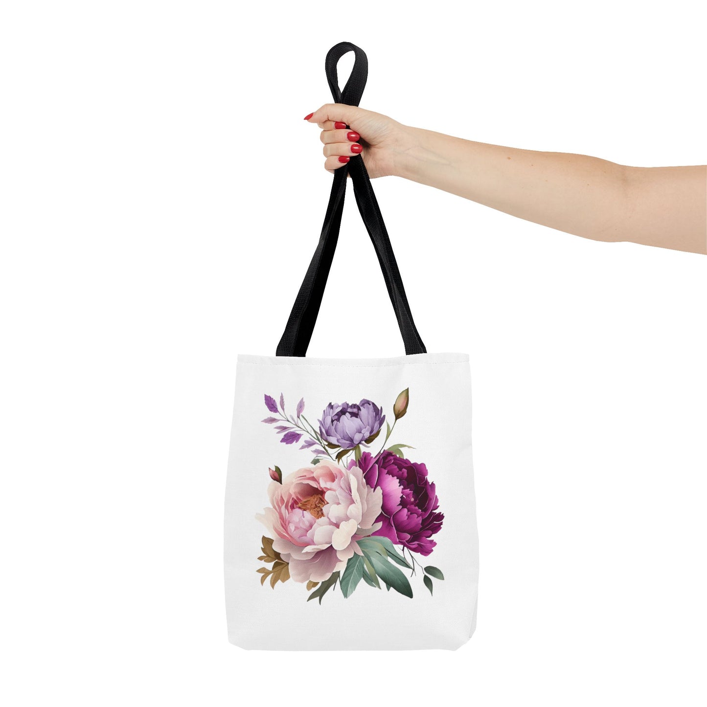 Floral Tote Bag, Botanical Shopping Tote, Eco-Friendly Grocery Bag, Chic Floral Purse, Mother's Day Gift, Spring Floral Carryall
