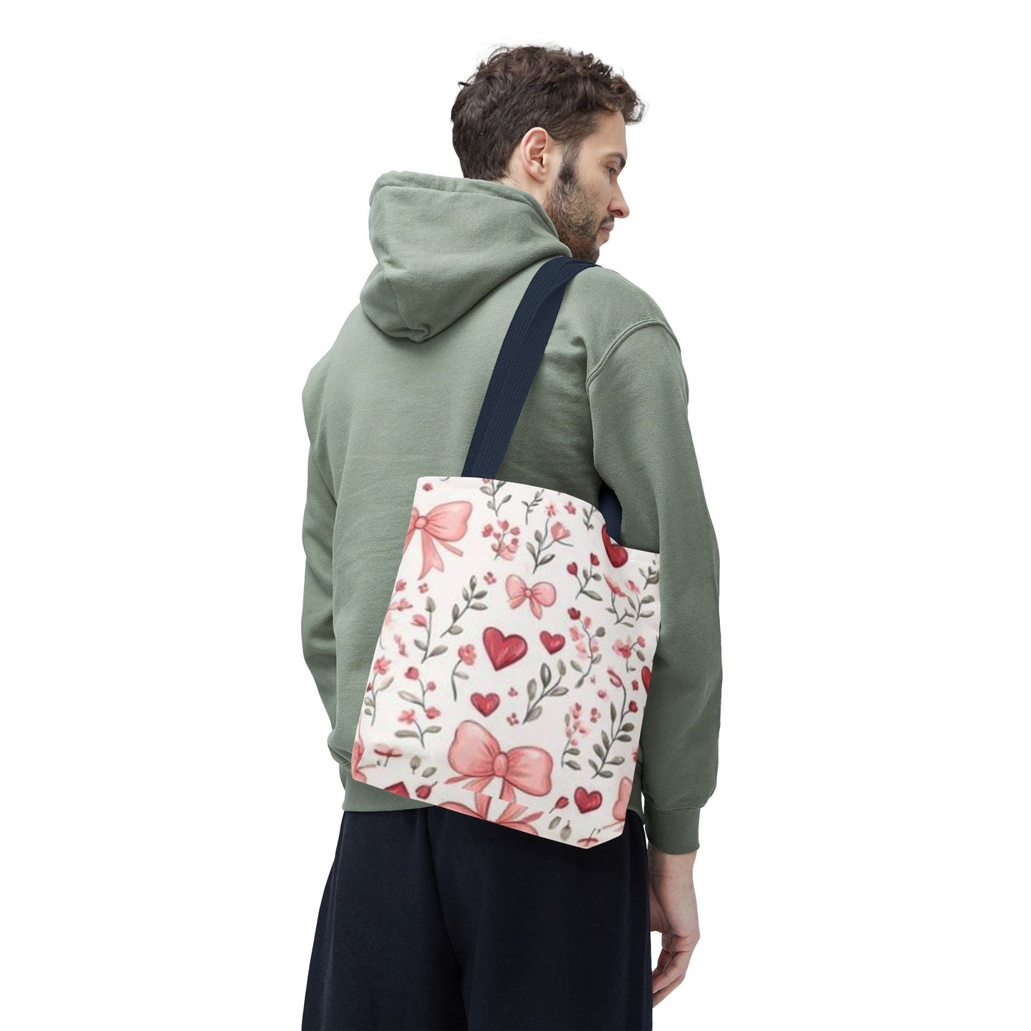 Romantic Floral Tote Bag, Perfect for Mother’s Day, Valentine's Day, Bridesmaid Gift, Everyday Use, Cute Shopping Bag