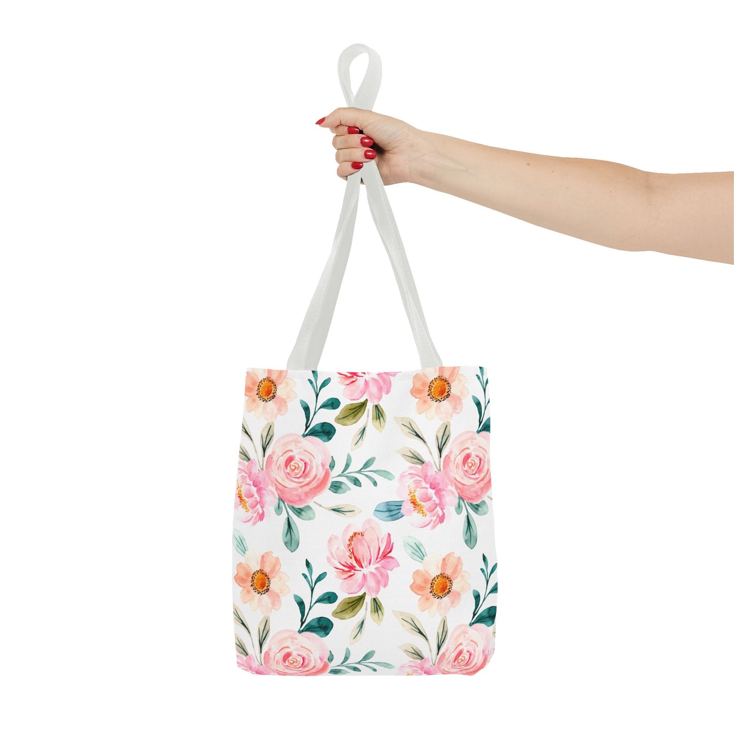 Floral Print Tote Bag, Stylish Shopping, Eco-Friendly Gift, Beach Bag, Floral Tote, Everyday Carryall
