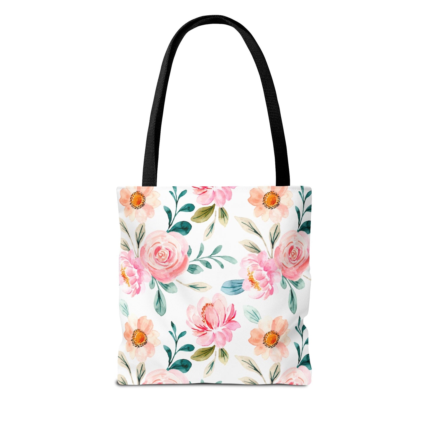 Floral Print Tote Bag, Stylish Shopping, Eco-Friendly Gift, Beach Bag, Floral Tote, Everyday Carryall