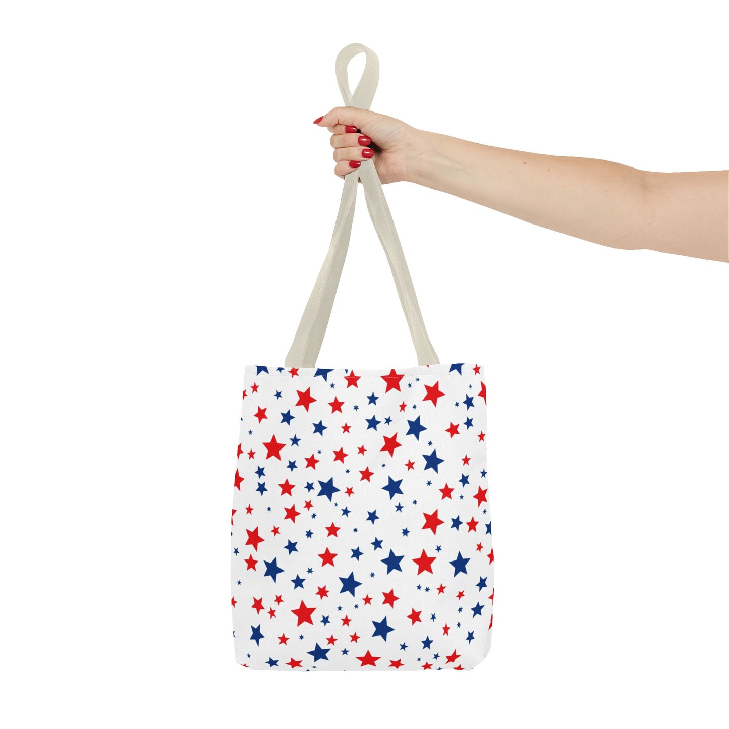 Patriotic Star Tote Bag, Perfect for 4th of July, Festivals, Shopping, Beach Days, Everyday Use, Gift for Her