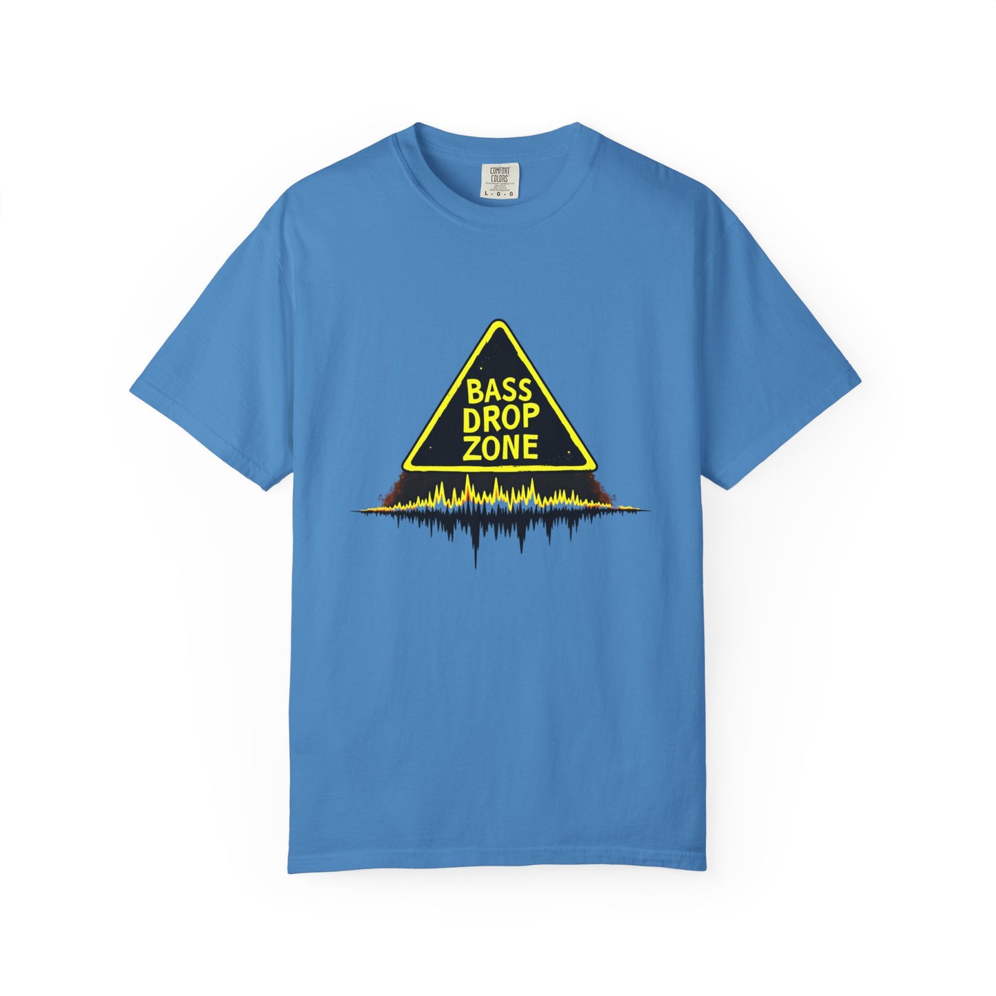 Bass Drop Zone Unisex T-Shirt, Music Lover Gift, Festival Apparel, Party Outfit, DJ Merchandise, Unique Graphic Tee