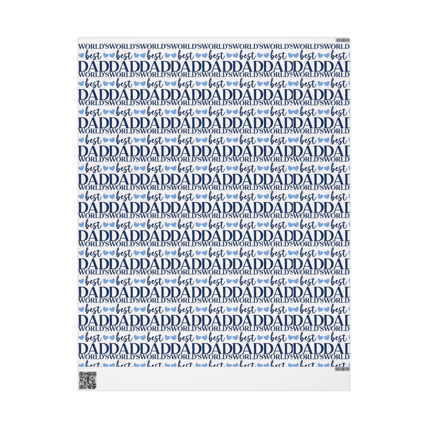 Father's Day Wrapping Paper, Gift Wrap for Dad, Birthday, Holiday, Sentimental Gift Packaging