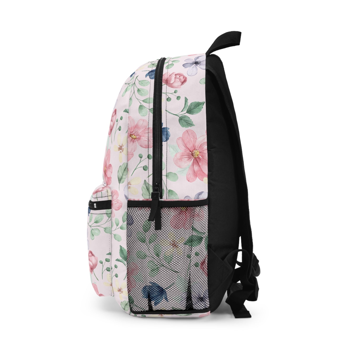 Floral Backpack - Cute Floral Pattern Backpack for School, Travel, Gift for Her, Flower Design Rucksack, Stylish Back to School Supplies