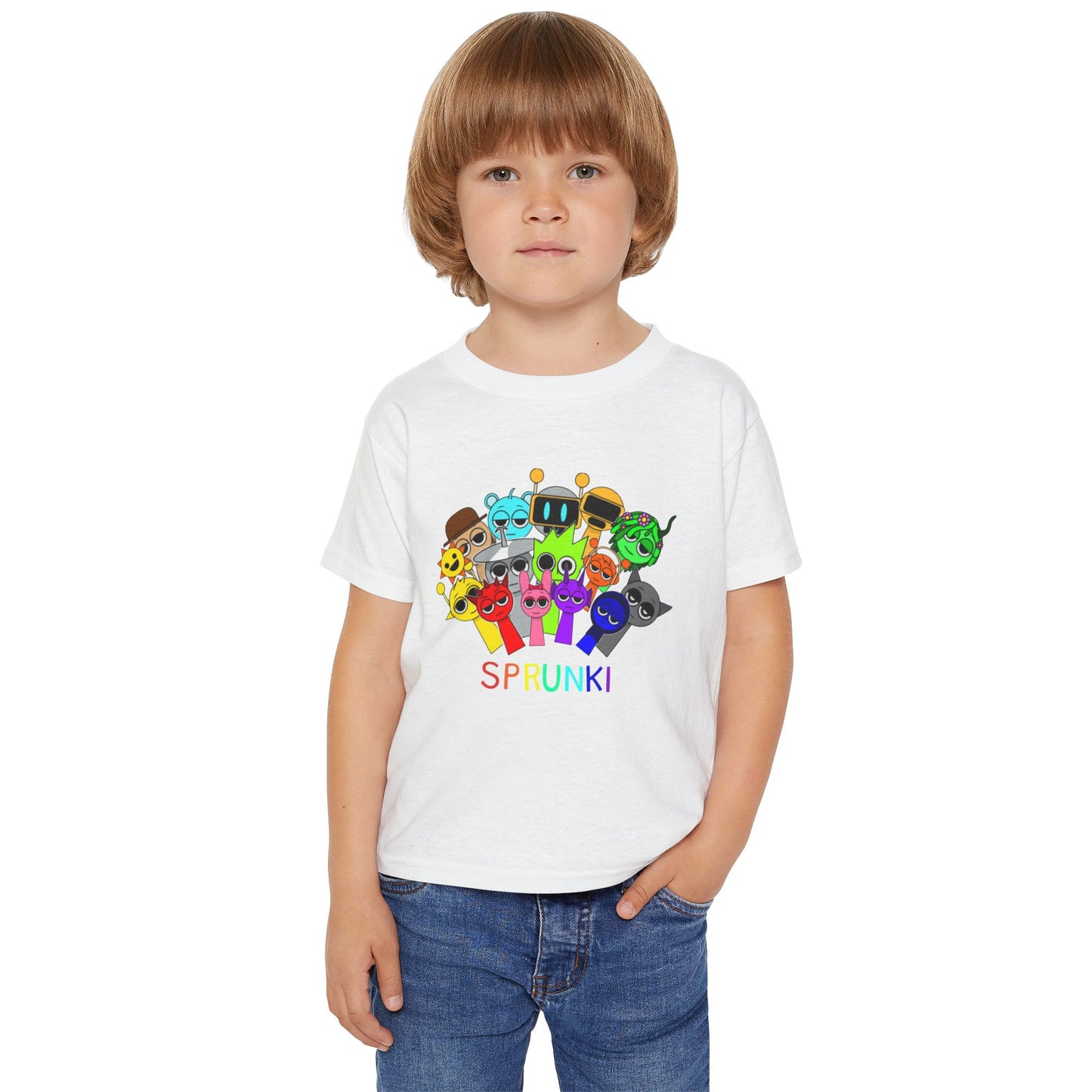 Colorful Toddler T-Shirt with Fun Characters | Kids Gift, Birthday Shirt, Holiday Apparel, Playful Outfit, Cute Tee
