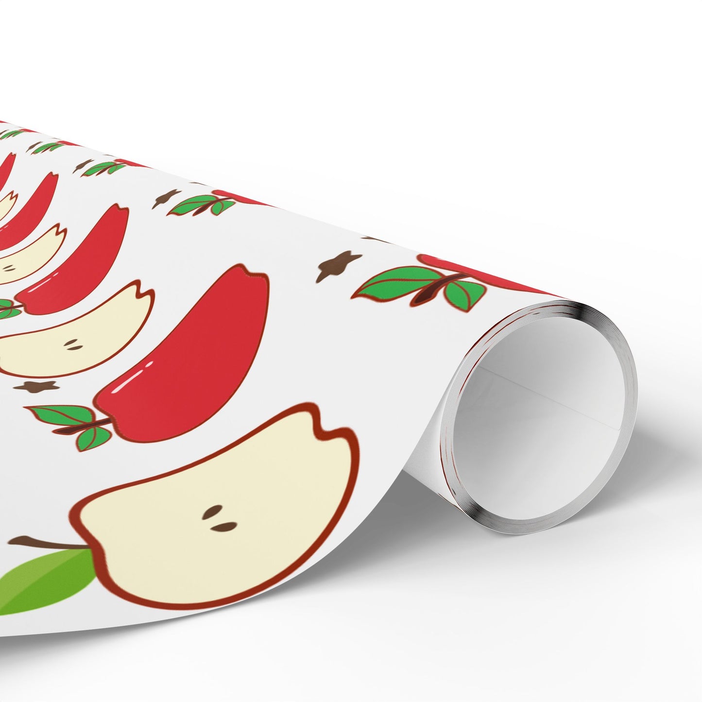 Apple-Themed Wrapping Paper, Cute Gift Wrap for Birthdays, Holidays, Teacher Gifts, Fall Celebrations, Party Supplies