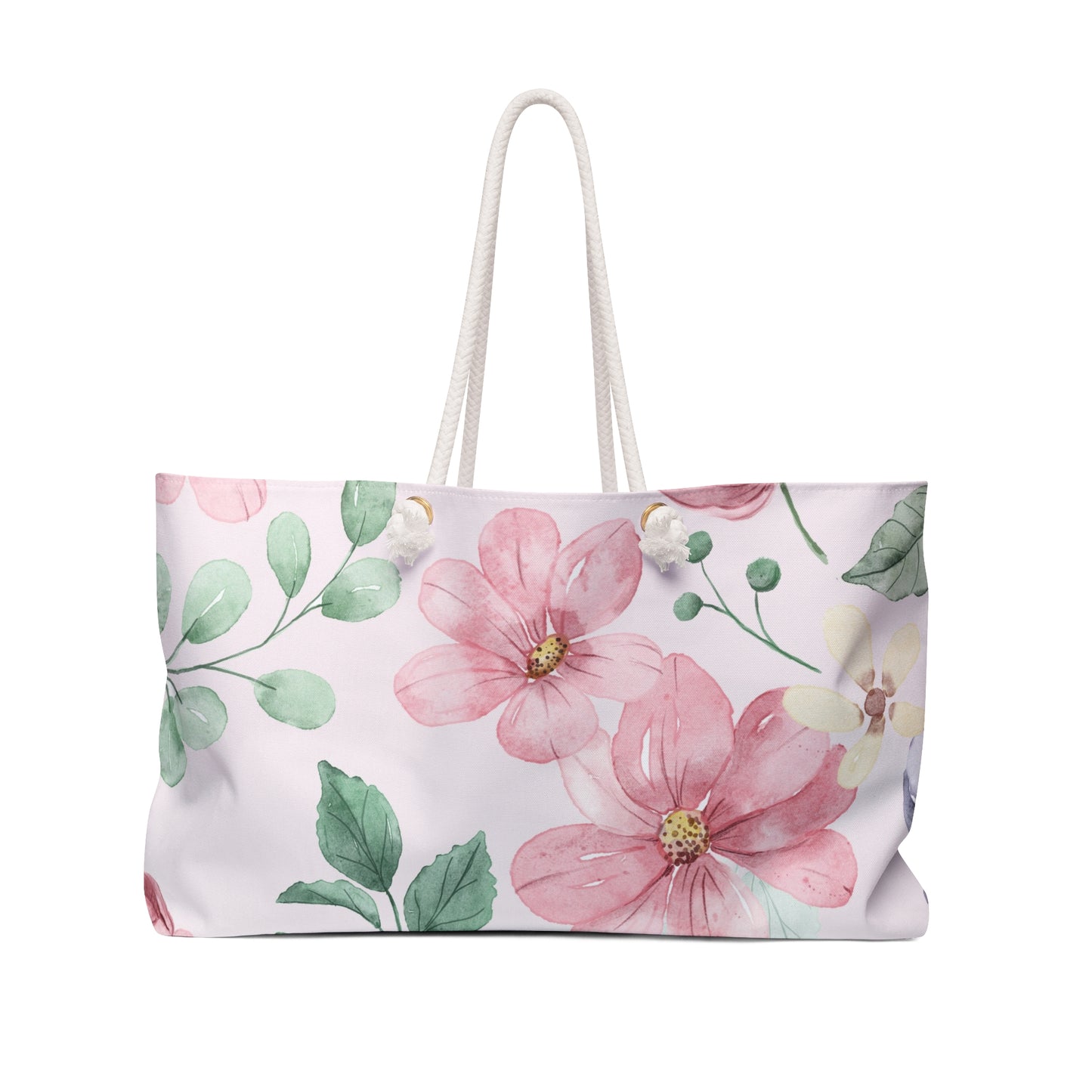 Floral Weekender Bag | Chic Travel Tote | Stylish Beach, Gym, or Overnight Bag | Perfect for Gifts | Summer Blossom Design