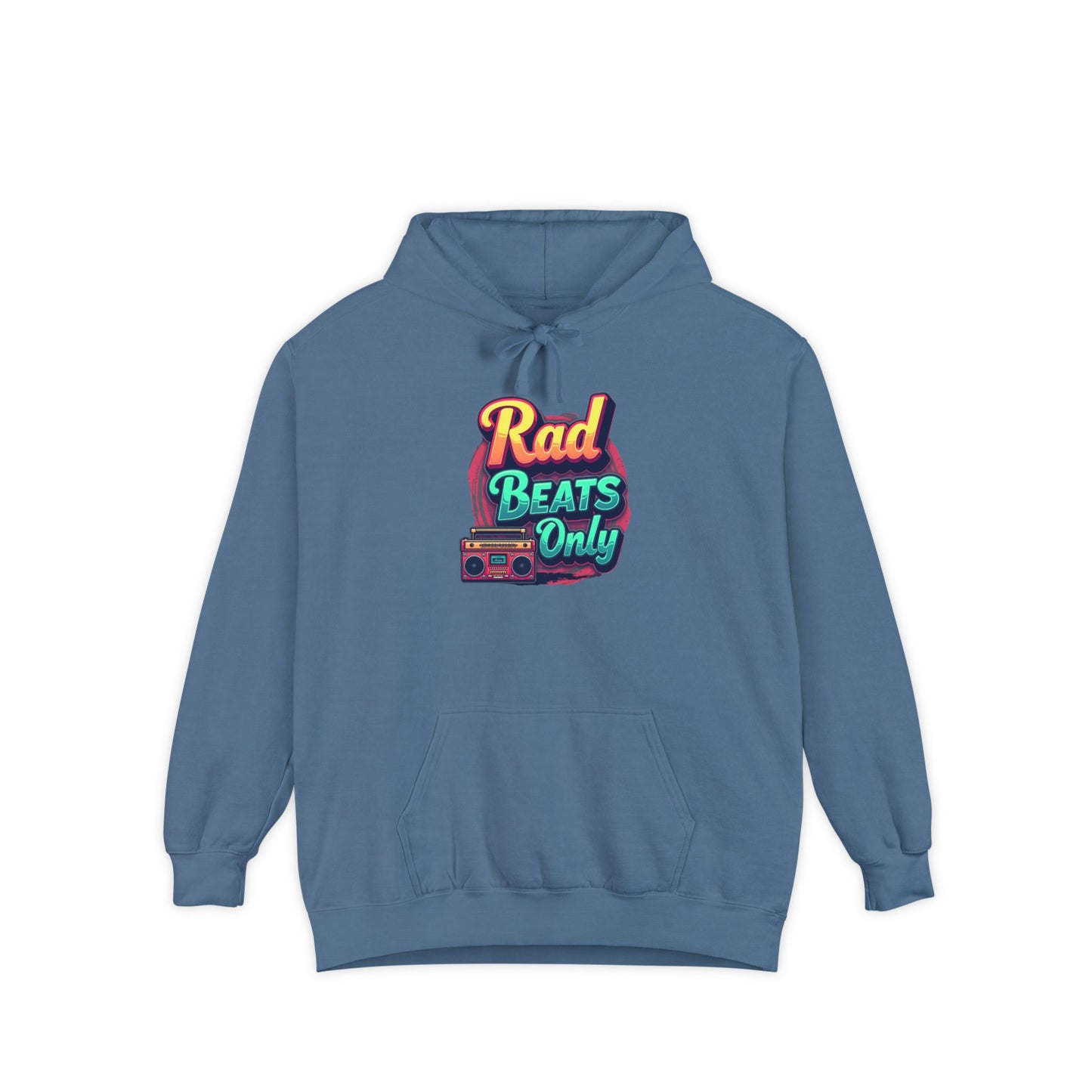 Rad Beats Unisex Hoodie, Music Lover Gift, Fun Retro Apparel, Unique Streetwear, Perfect for Casual Outfits