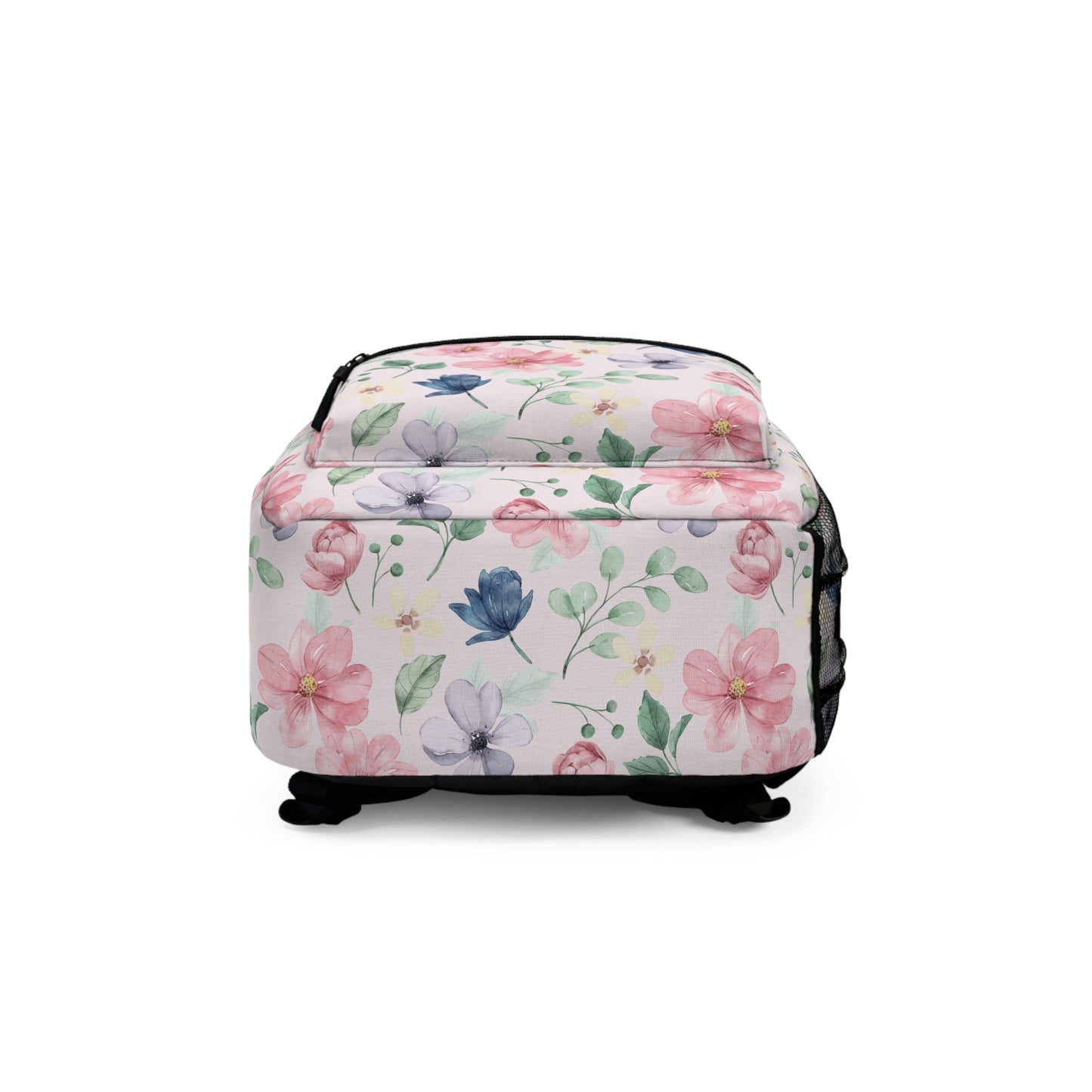Floral Backpack - Cute Floral Pattern Backpack for School, Travel, Gift for Her, Flower Design Rucksack, Stylish Back to School Supplies
