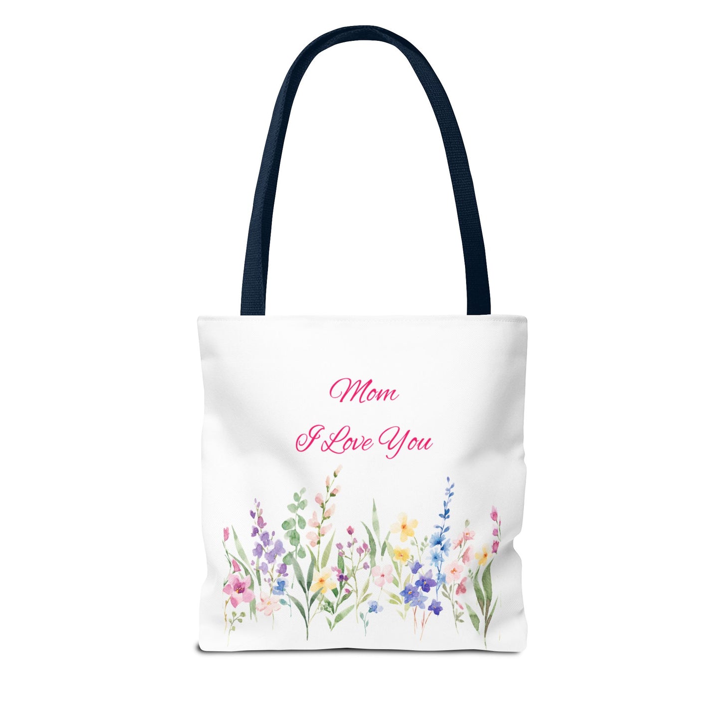 Floral Tote Bag for Moms, Mother's Day Gift, Reusable Shopping Bag, Elegant Floral Design, Eco-Friendly Mom Purse, Daily Use Bag