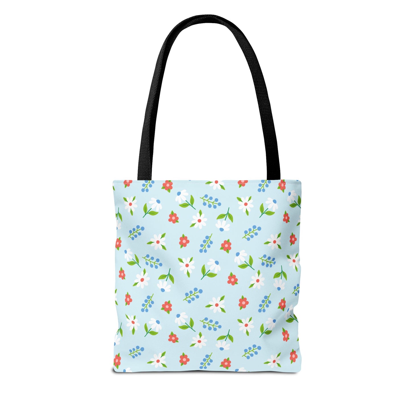 Floral Tote Bag, Spring Style, Eco-Friendly Shopping Bag, Gift for Her, Reusable Grocery Tote, Bright Floral Design