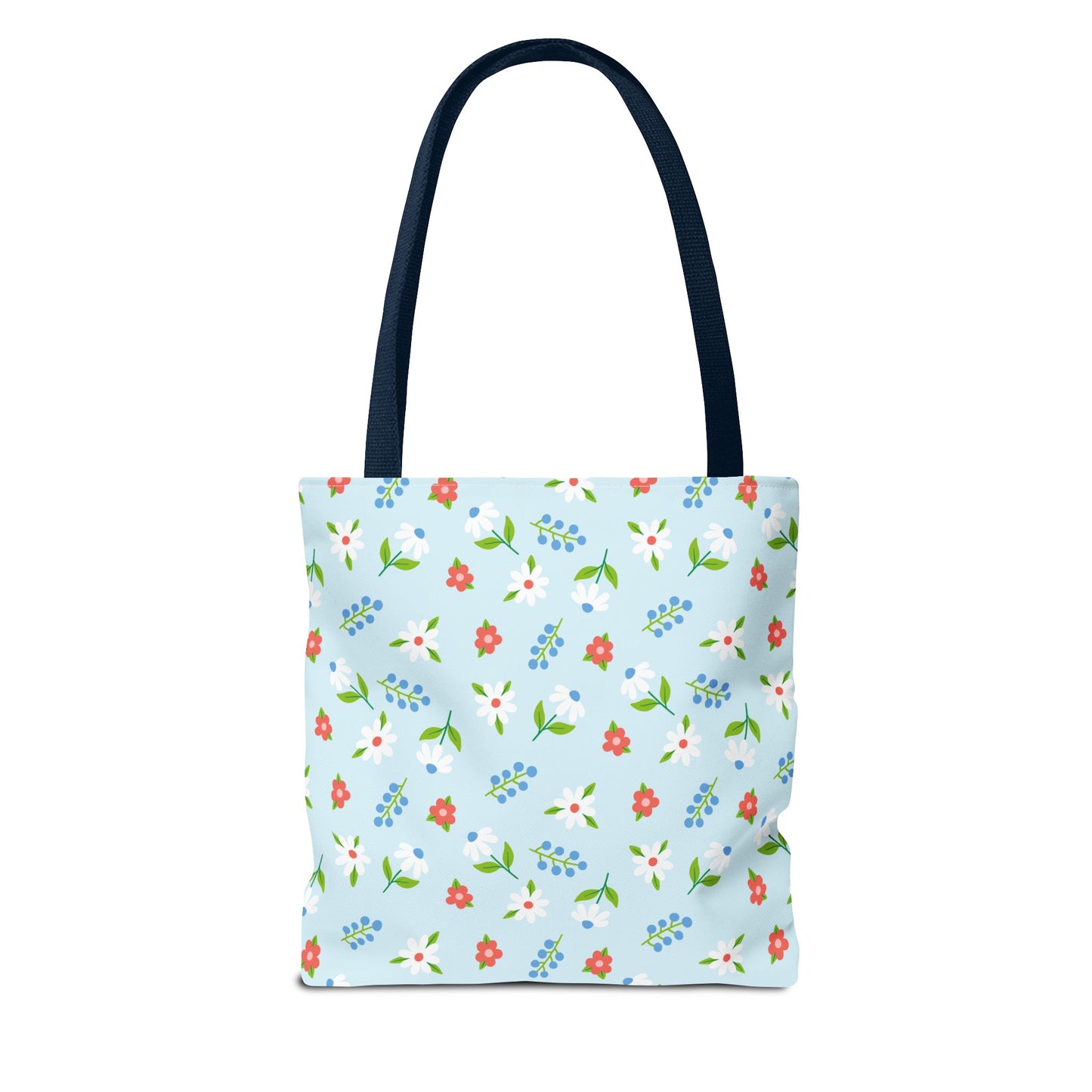 Floral Tote Bag, Spring Style, Eco-Friendly Shopping Bag, Gift for Her, Reusable Grocery Tote, Bright Floral Design