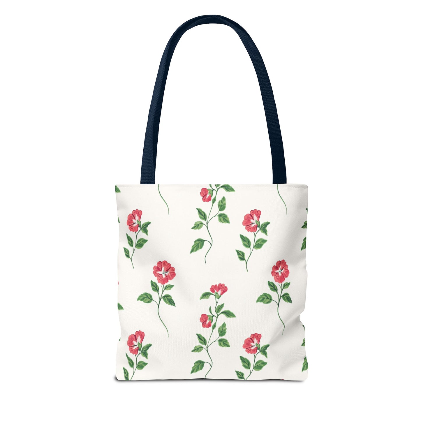 Floral Print Tote Bag - Stylish Everyday Accessory, Beach Bag, Shopping Tote, Gift for Her, Flower Lover's Canvas Bag