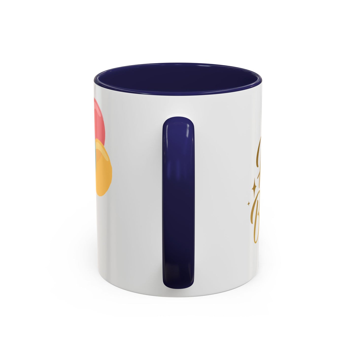 Happy Birthday Accent Coffee Mug - Cute Dinosaur with Balloons - Fun Celebration Drinkware