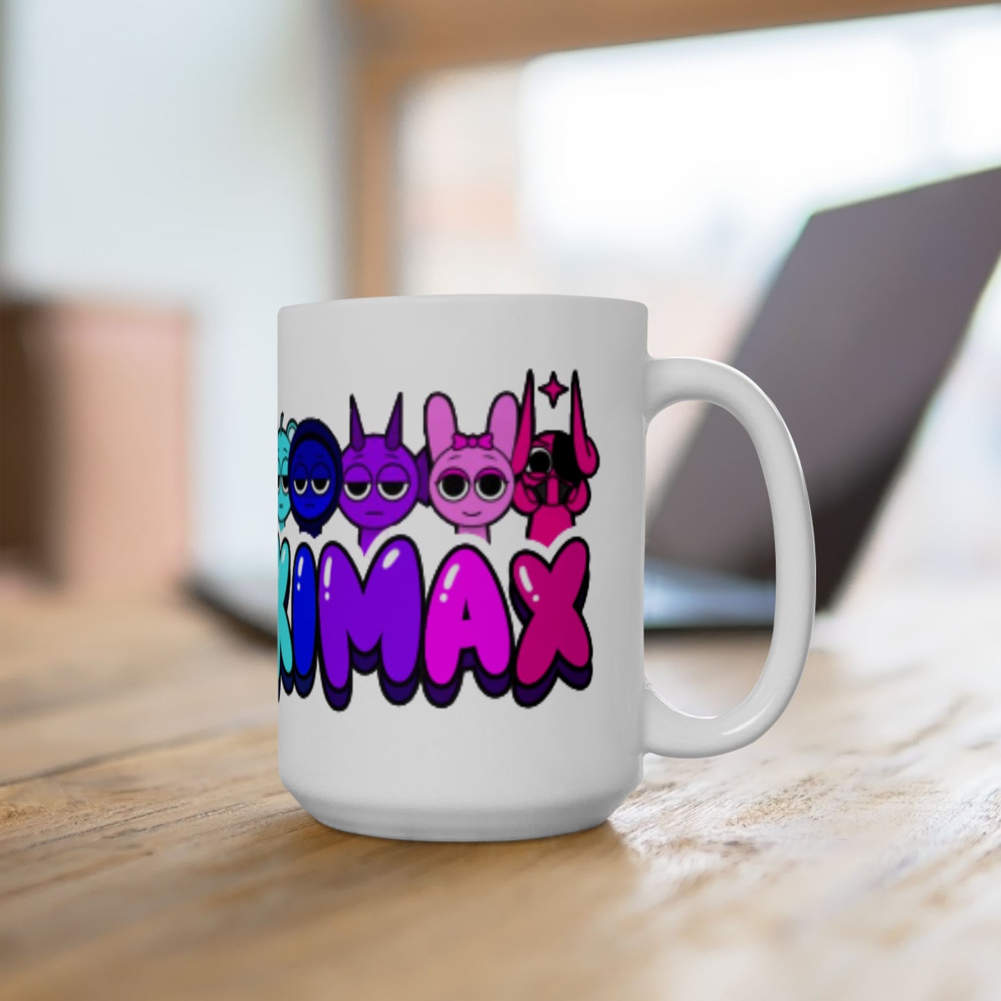 Fun Colorful Sprunki Ceramic Coffee Mug - Perfect Gift for Kids and Gamers