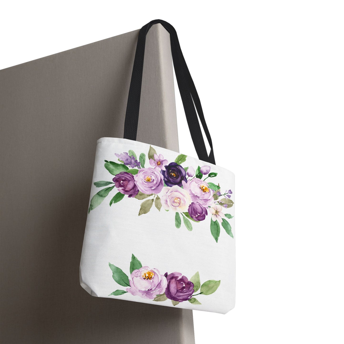 Floral Tote Bag, Stylish Market Bag, Spring Gift, Eco-Friendly Shopping Bag, Flower Print, Birthday Present, Lightweight Carryall