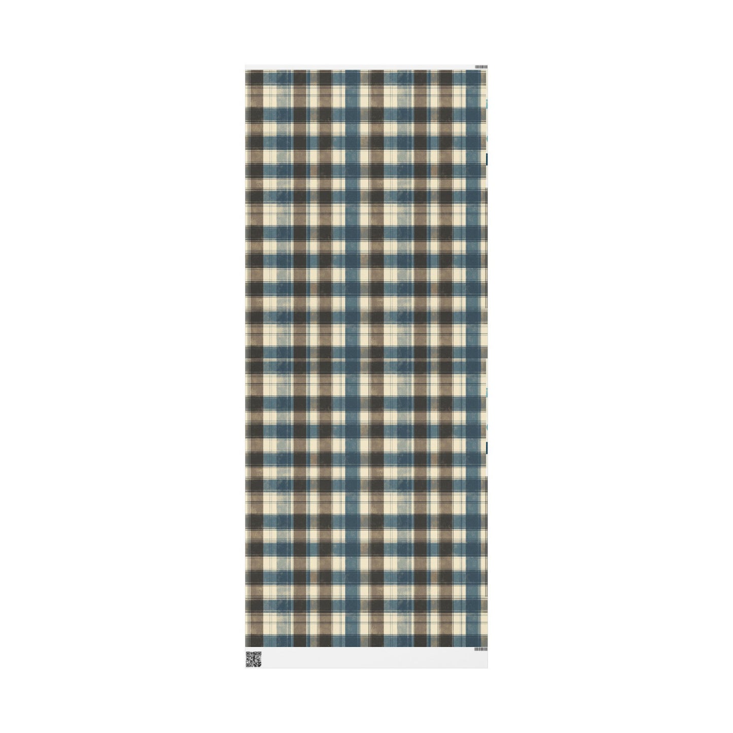 Plaid Wrapping Paper Roll, Rustic Gift Wrap for Holidays, Birthday, and Special Occasions