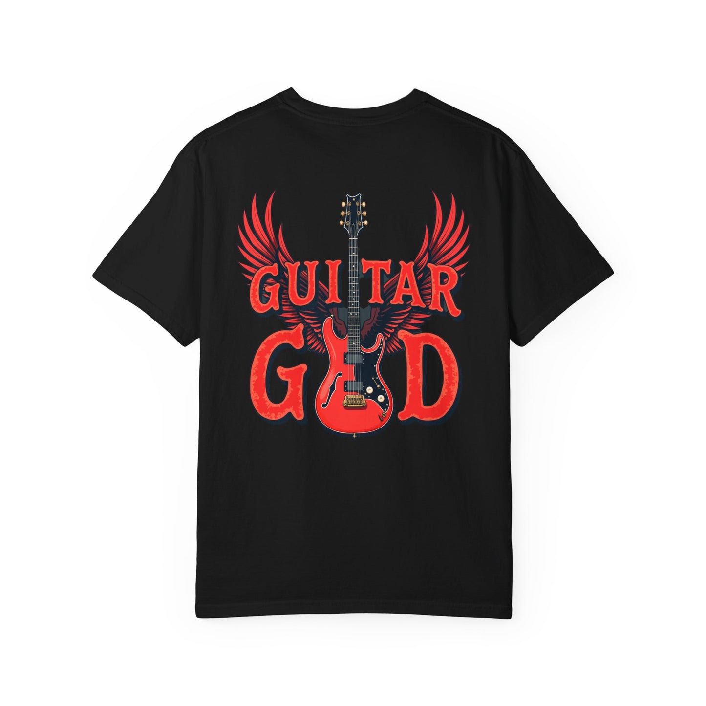 Guitar God T-Shirt, Music Lover Gift, Unisex Graphic Tee, Rock & Roll Apparel, Concert Outfit, Gift for Musicians