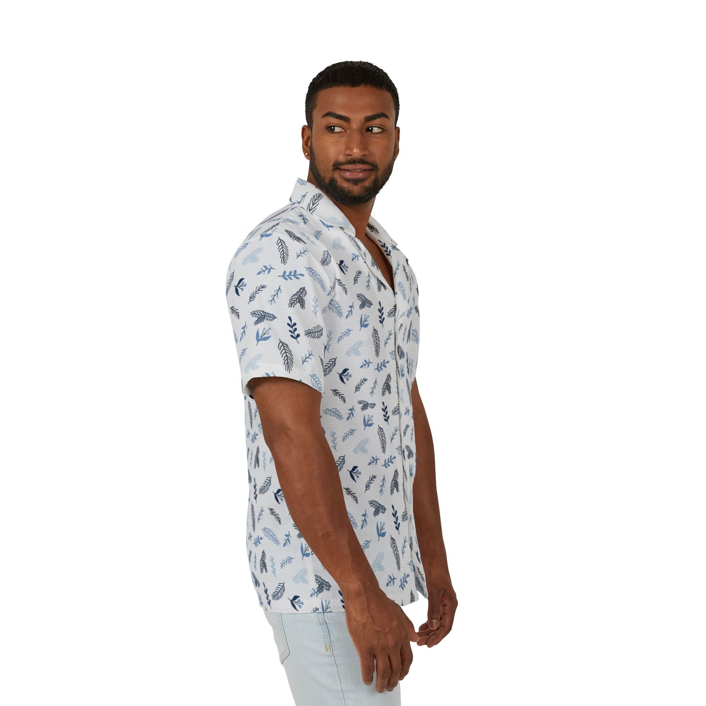 Stylish Men's Hawaiian Camp Shirt - Perfect for Summer Leisure, Beach Days, Parties, Vacation, Casual Wear