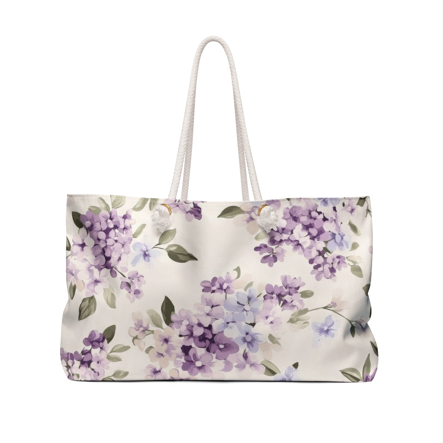 Floral Weekender Bag - Stylish Travel Tote for Weekend Getaways, Perfect for Beach, Gym, and Overnight Trips
