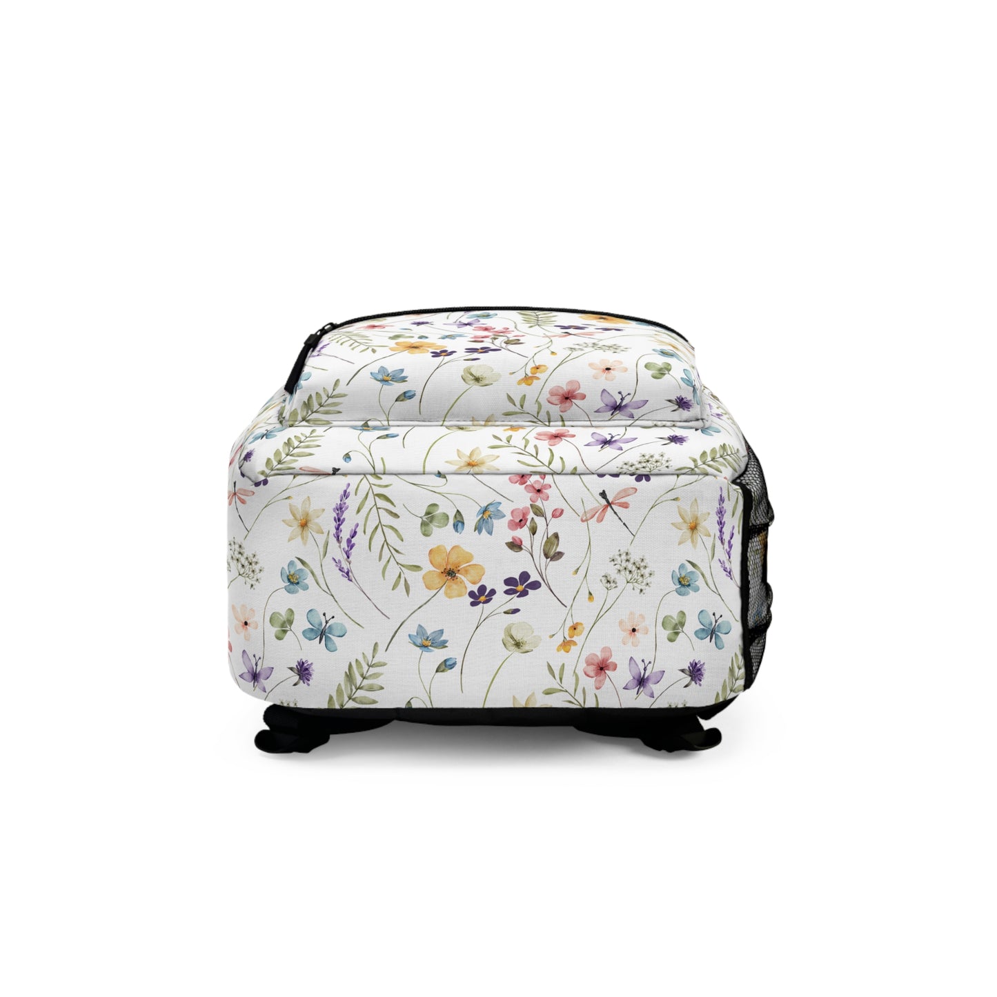 Floral Print Backpack - Stylish and Functional, Perfect for School, Travel, Nature Lovers, Gift for Her, Back to School