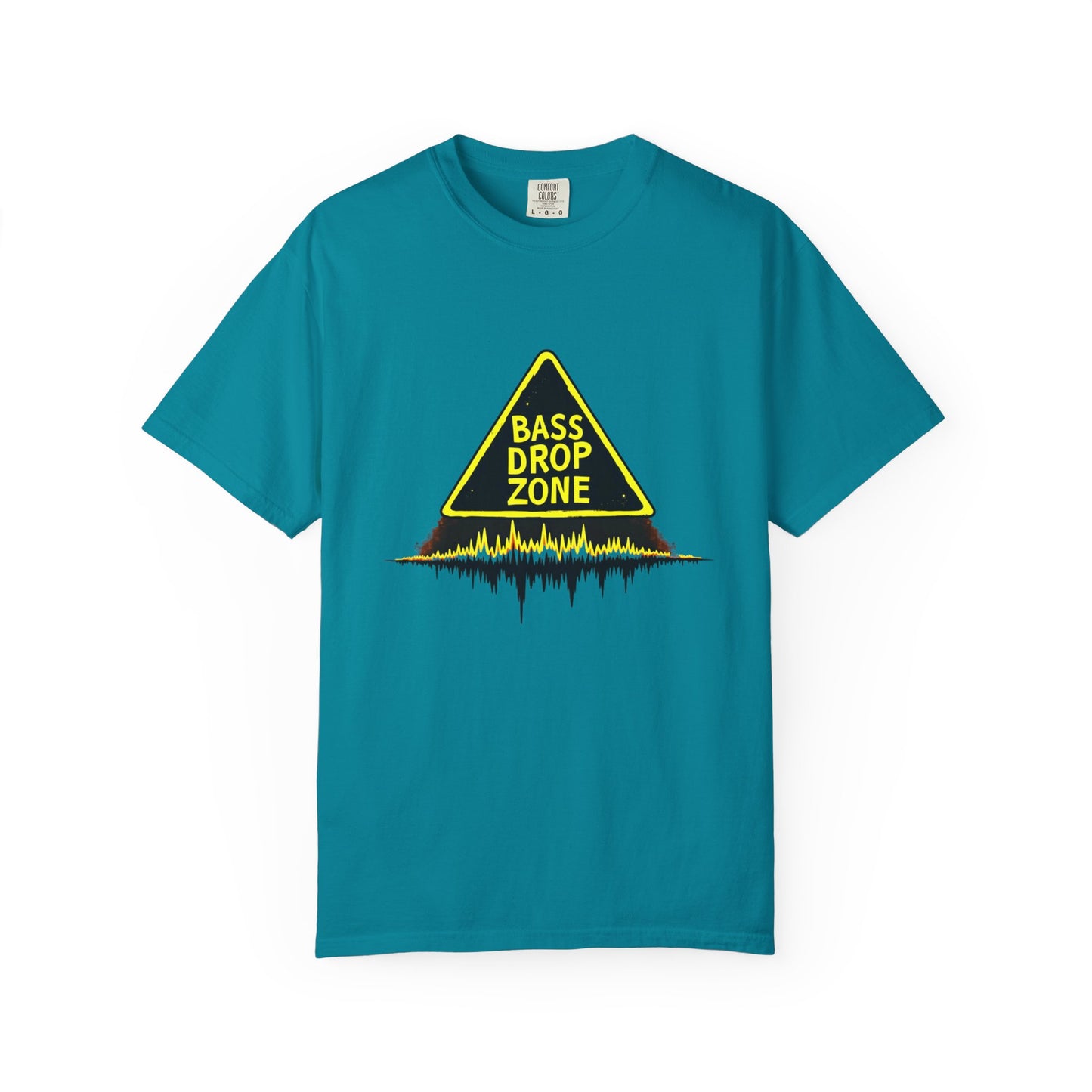 Bass Drop Zone Unisex T-Shirt, Music Lover Gift, Festival Apparel, Party Outfit, DJ Merchandise, Unique Graphic Tee