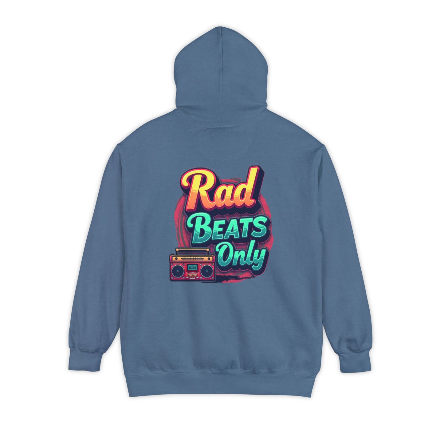 Rad Beats Unisex Hoodie, Music Lover Gift, Fun Retro Apparel, Unique Streetwear, Perfect for Casual Outfits