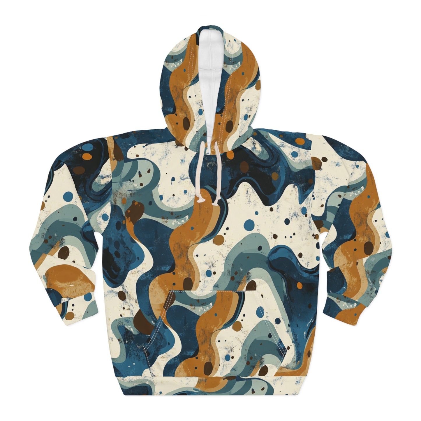 Abstract Pattern Unisex Pullover Hoodie, Cozy Hoodie, Trendy Streetwear, Casual Fashion, Unique Gift Idea, Everyday Comfort