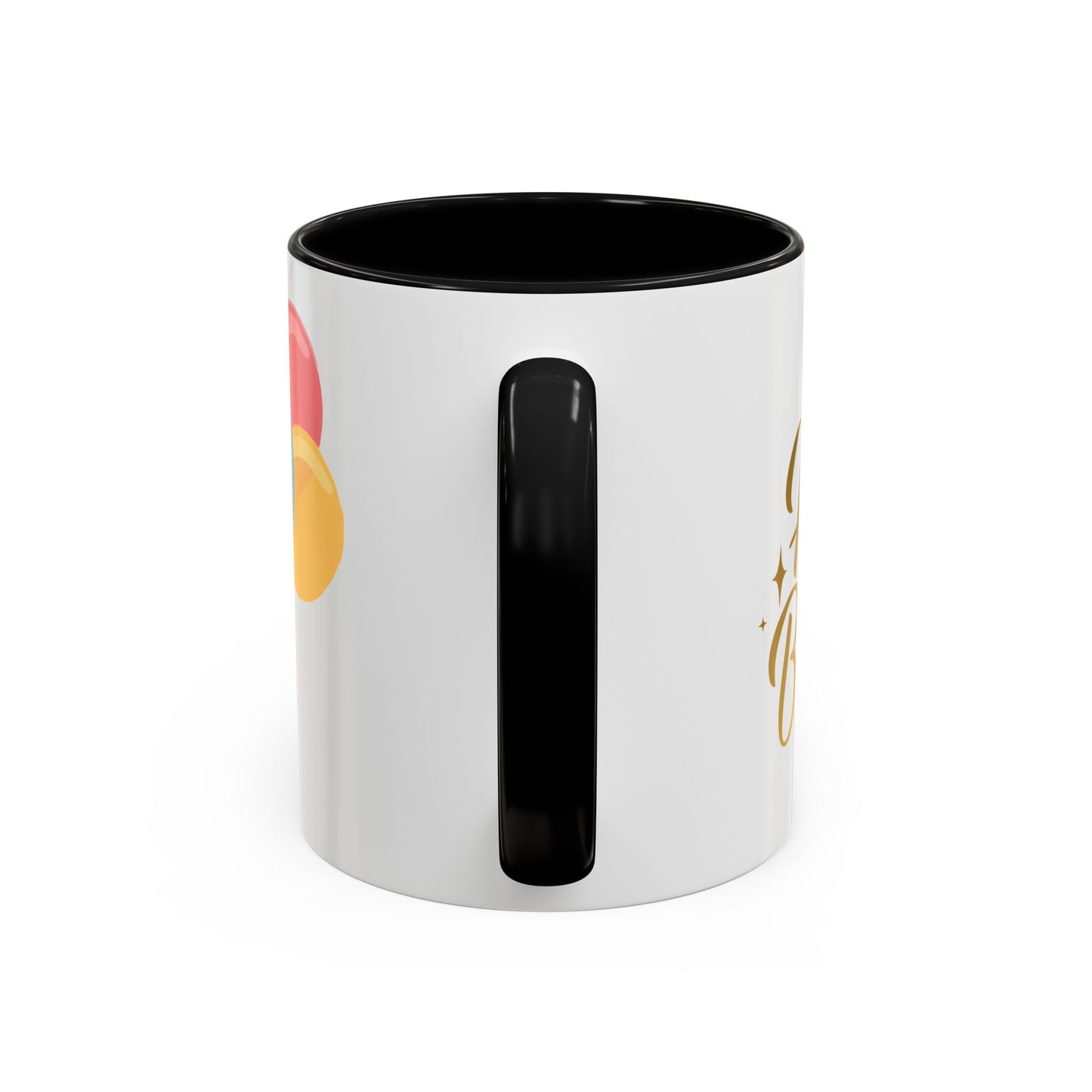 Happy Birthday Accent Coffee Mug - Cute Dinosaur with Balloons - Fun Celebration Drinkware