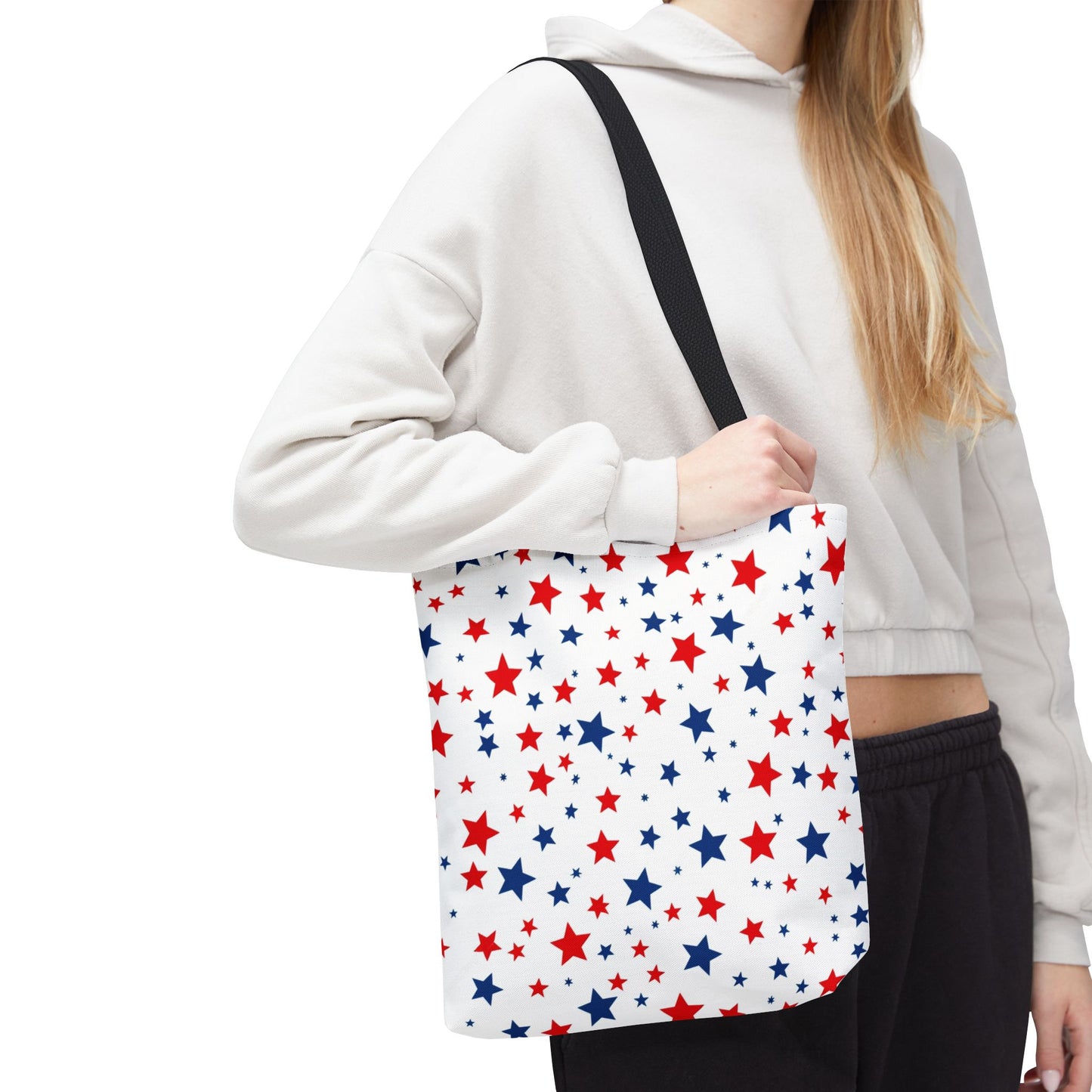 Patriotic Star Tote Bag, Perfect for 4th of July, Festivals, Shopping, Beach Days, Everyday Use, Gift for Her