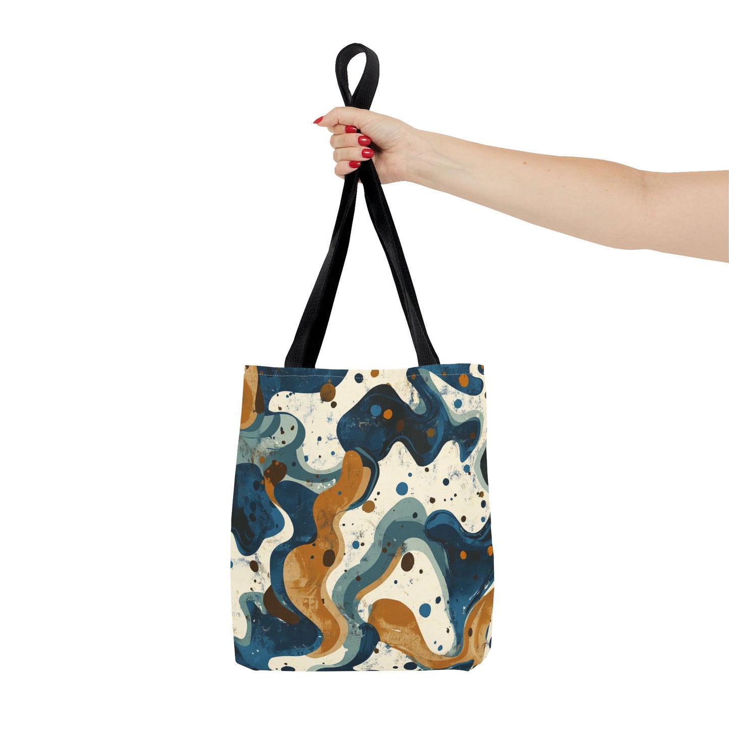 Stylish Abstract Tote Bag, Art-Inspired Carryall, Everyday Tote, Boho Chic Bag, Eco-Friendly Shopping Bag, Unique Gift Idea