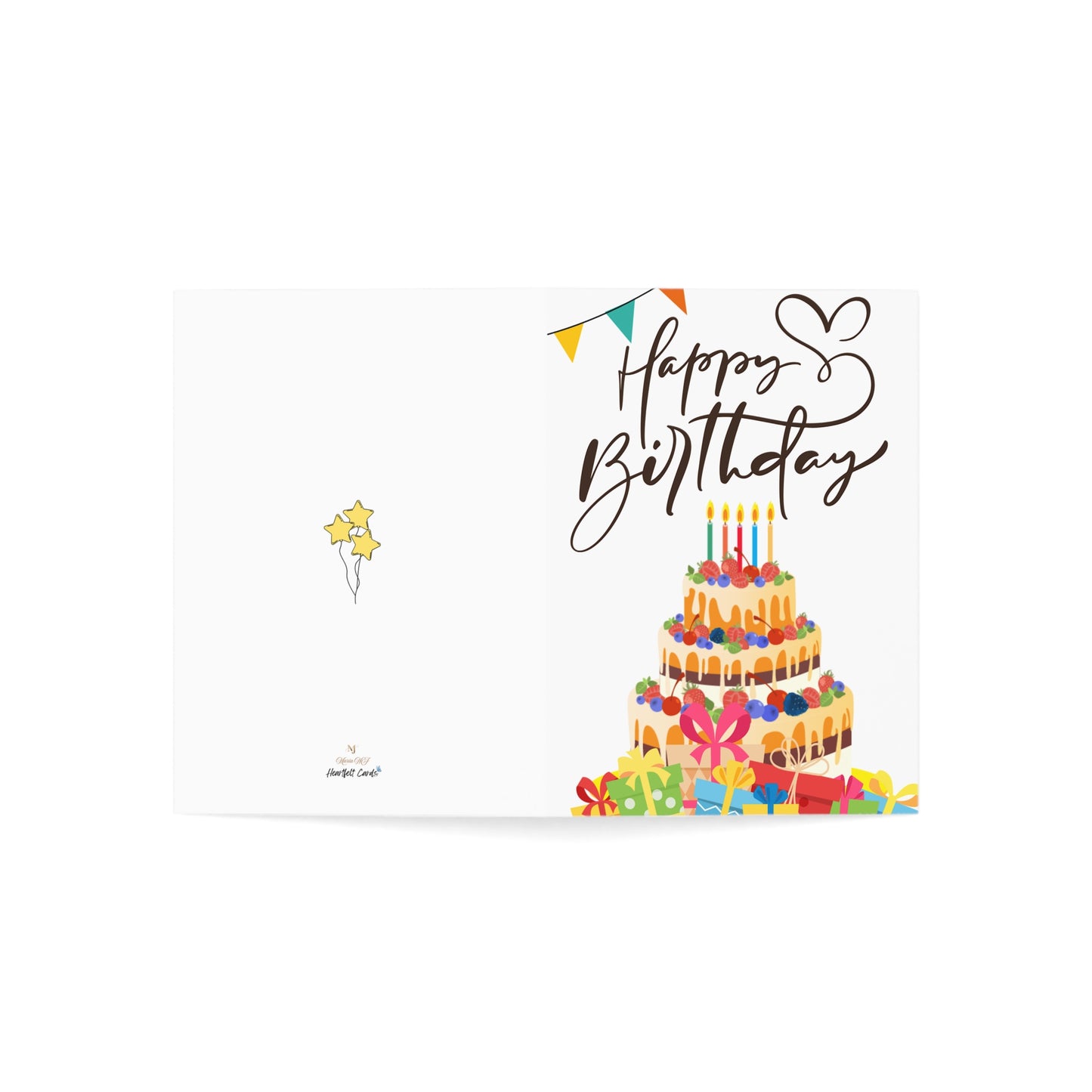 Happy Birthday Greeting Cards Set - 1, 10, 30, or 50pcs