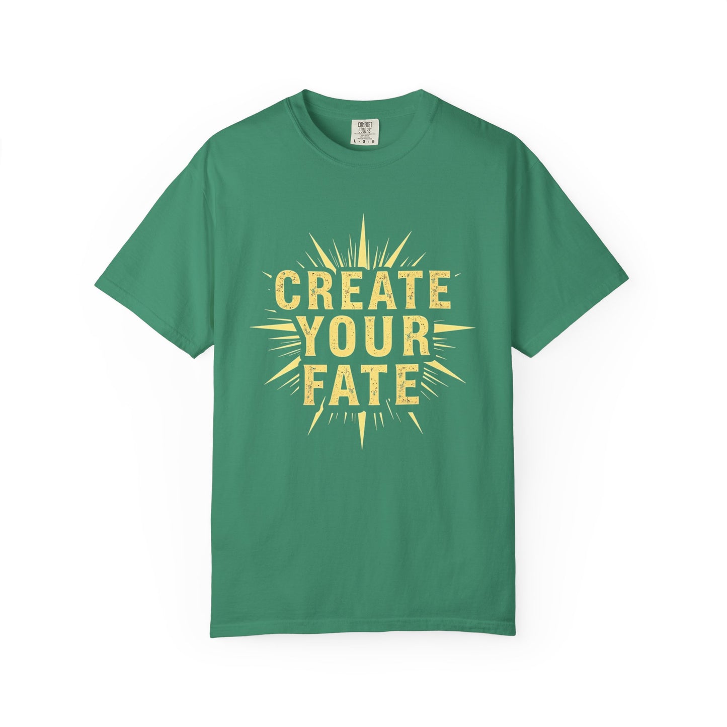 Unisex Garment-Dyed T-Shirt - 'Create Your Fate' Inspirational Tee, Motivational Shirt for Dreamers, Gift for Friends, Casual Wear, [...]