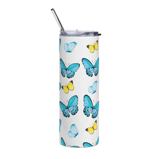 Butterfly Water Tumbler, 20oz Stainless Steel, Eco-Friendly Drinkware, Perfect Gift for Nature Lovers, Summer Adventures, Birthday, [...]
