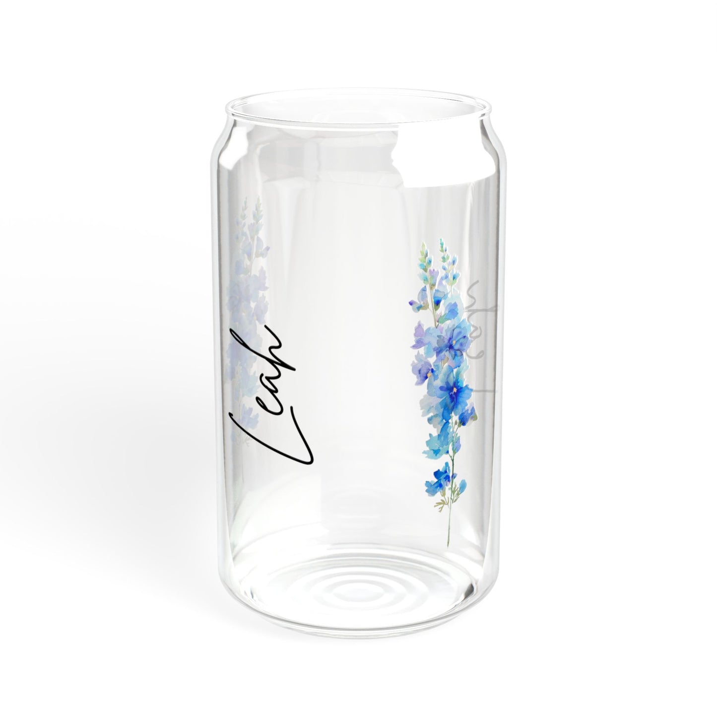 Floral Glass Sipper with Bamboo Lid, Eco-Friendly Drinkware, Reusable, Perfect for Summer Gatherings, Gifts for Friends and Family, [...]