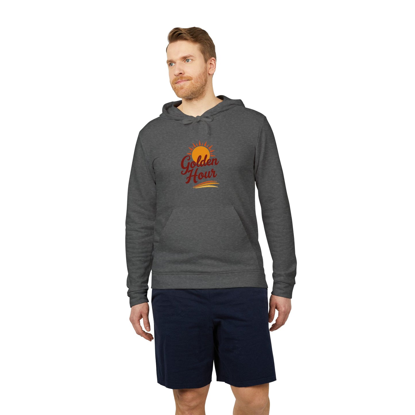 Golden Hour Fleece Hoodie - Cozy Unisex Sweatshirt for Travel, Casual Wear, Gift for Friends, Fall Fashion, Hoodie for Relaxing