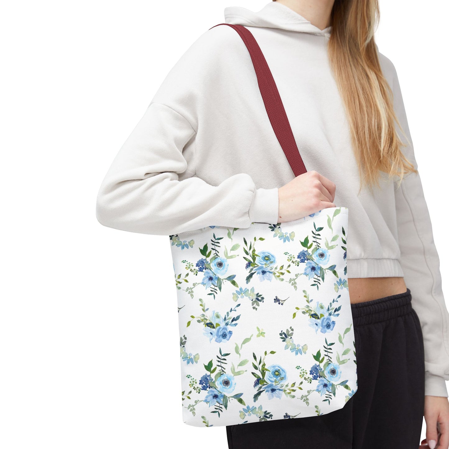 Floral Tote Bag, Stylish Reusable Bag, Eco-Friendly Shopping Tote, Beach Bag, Gift Bag for Her