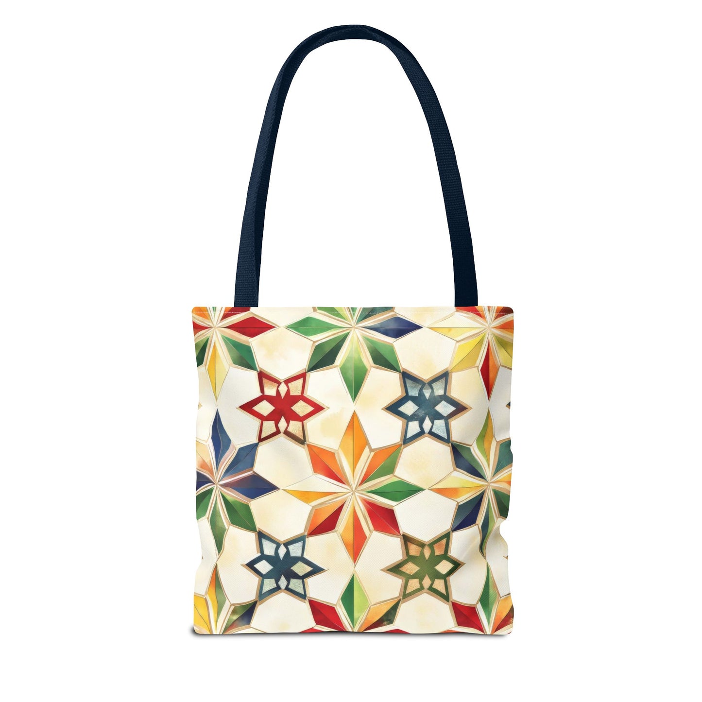 Colorful Geometric Tote Bag - Versatile Shopping Bag, Beach Tote, Gym Bag, Eco-Friendly Gift, Travel Companion