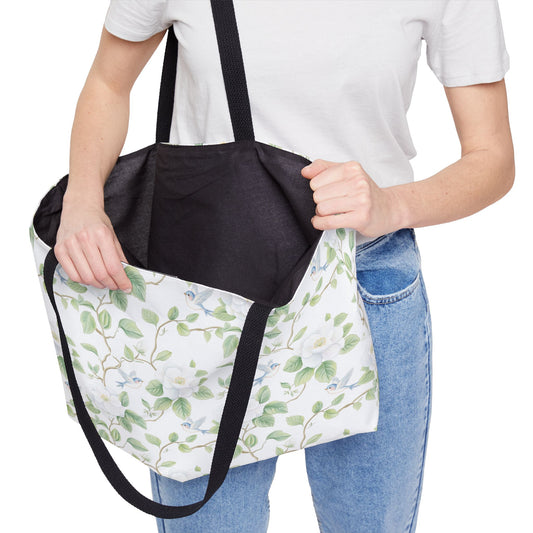 Floral Weekender Tote Bag | Travel Accessories, Beach Bag, Shopping Tote, Weekend Getaway, Gift for Her