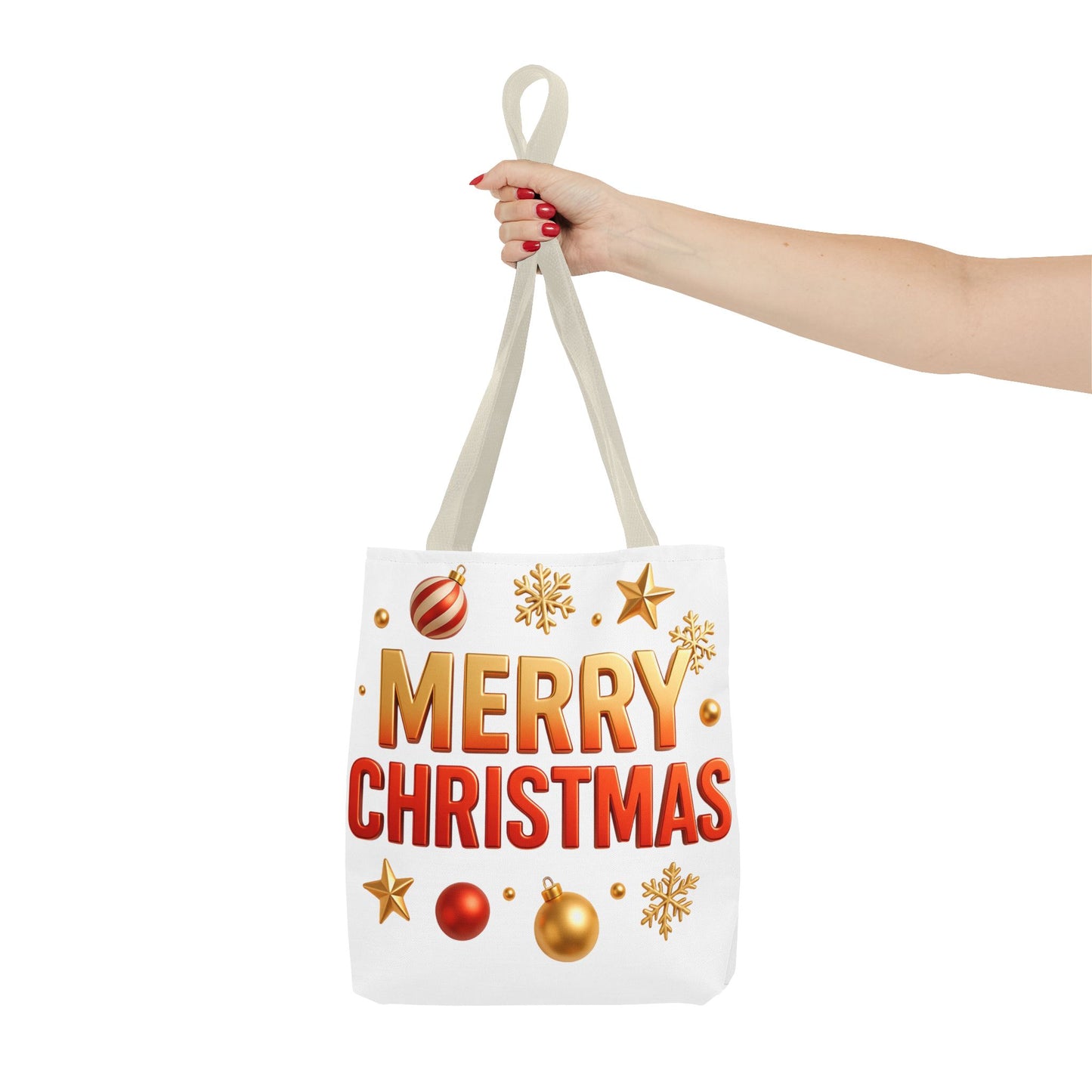 Christmas Tote Bag - Merry Christmas Holiday Shopper