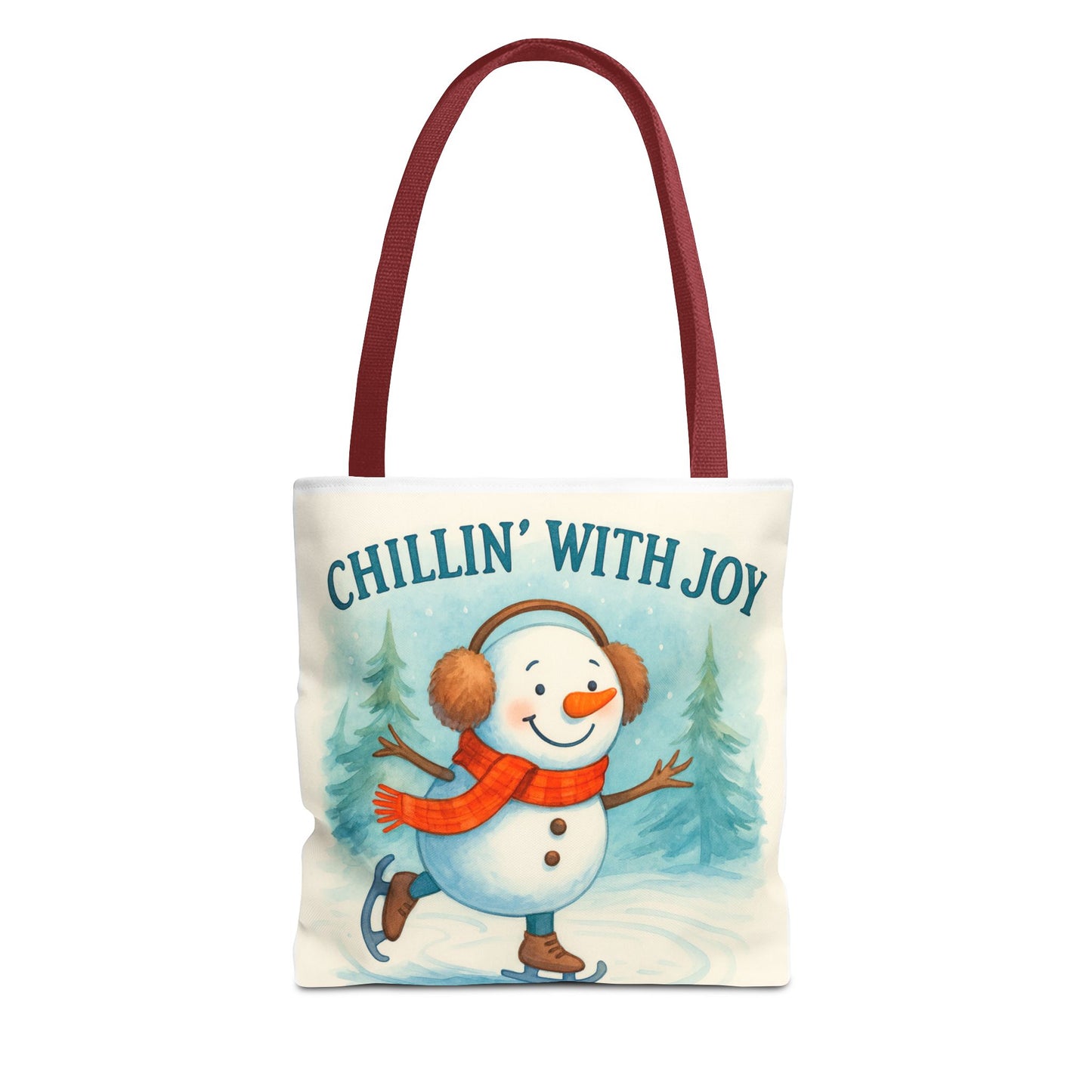 Chillin' With Joy Holiday Tote Bag