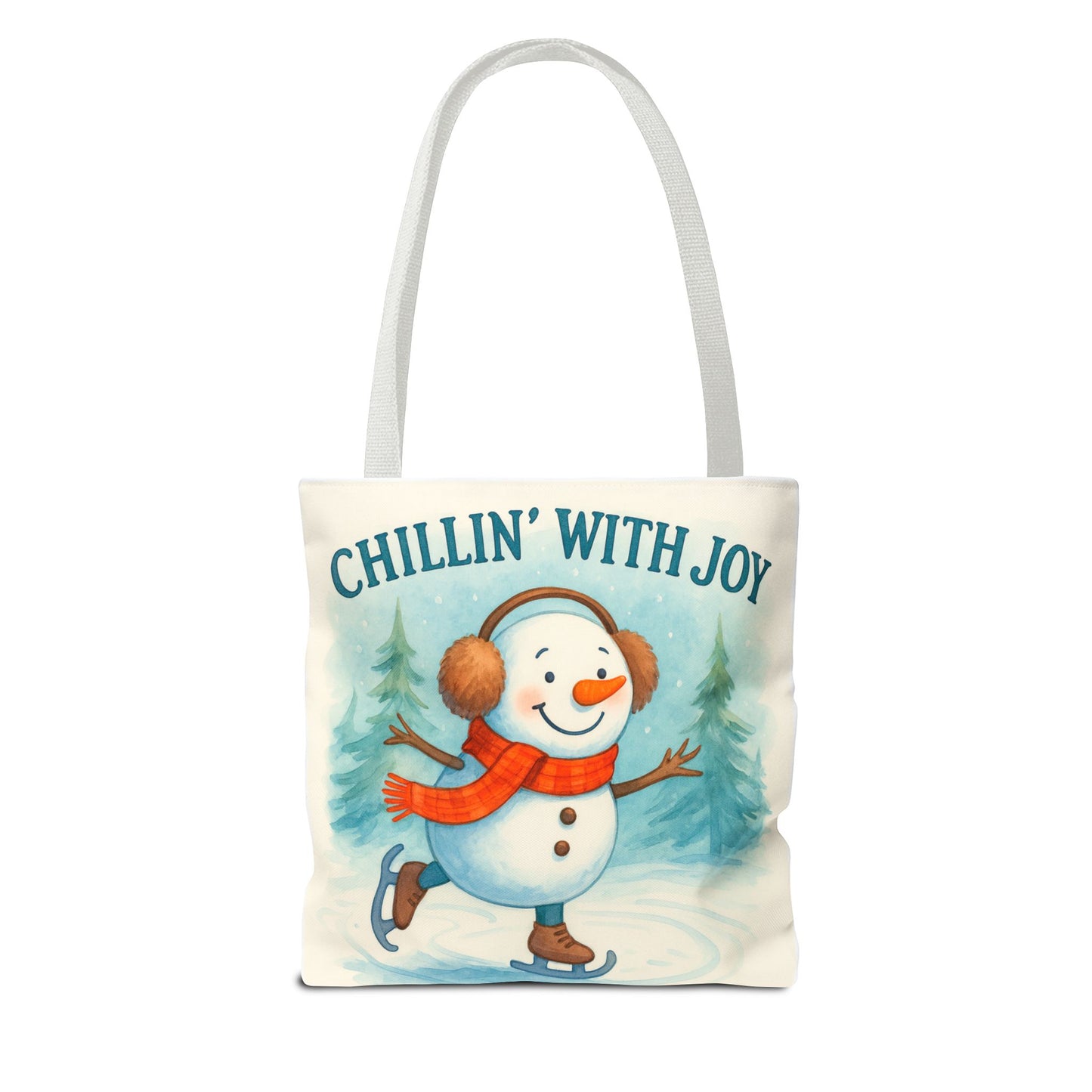 Chillin' With Joy Holiday Tote Bag