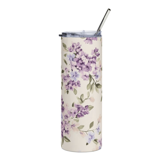 Floral Stainless Steel Tumbler | 20oz Travel Mug | Insulated Drinkware for Her | Gifts for Mother’s Day | Summer Sips | Eco-Friendly Cup