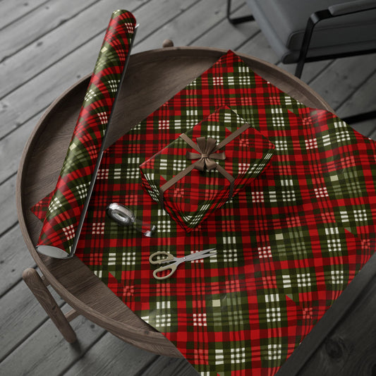 Vintage Christmas Wrapping Paper - Fun Gift Wrap for Holidays, Baby Showers, Celebrations, Special Occasions - Cheerful Decor