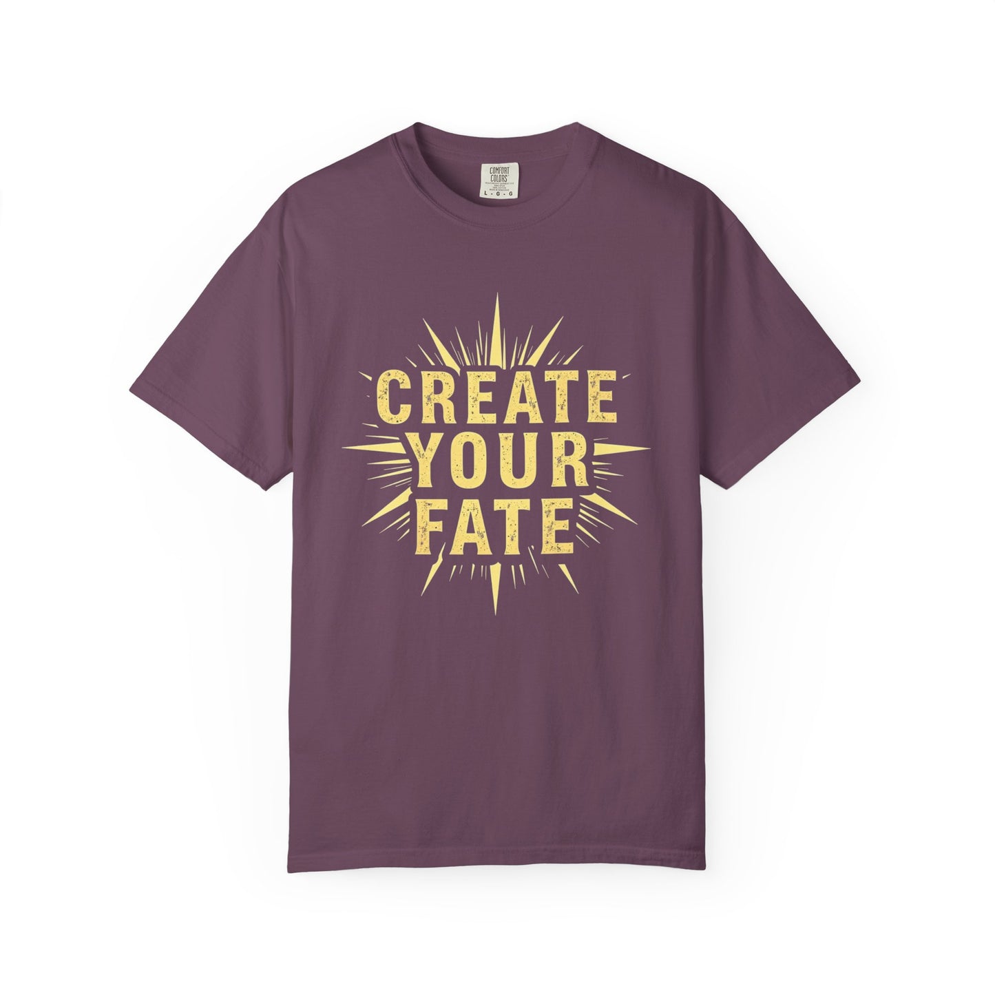 Unisex Garment-Dyed T-Shirt - 'Create Your Fate' Inspirational Tee, Motivational Shirt for Dreamers, Gift for Friends, Casual Wear, [...]