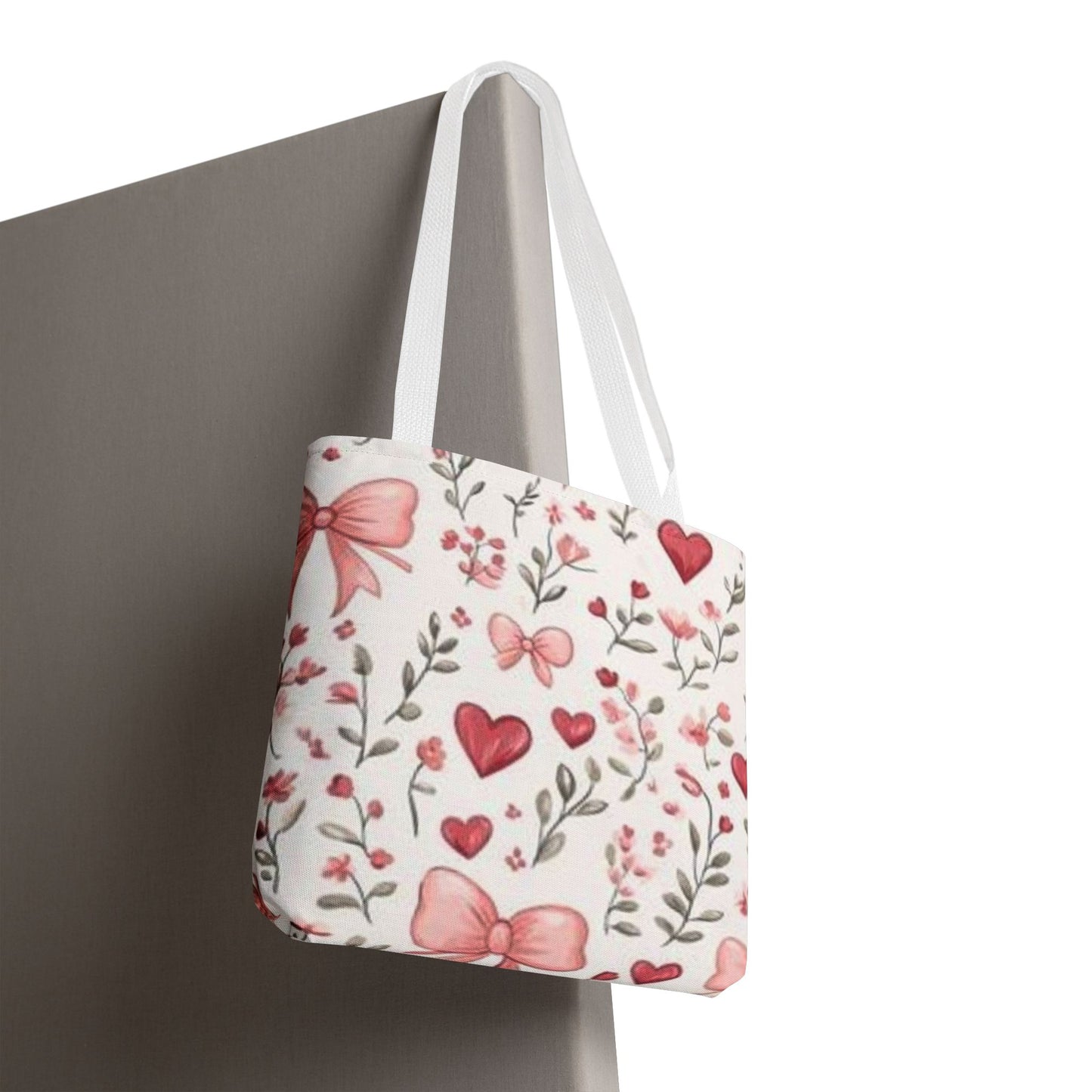 Romantic Floral Tote Bag, Perfect for Mother’s Day, Valentine's Day, Bridesmaid Gift, Everyday Use, Cute Shopping Bag